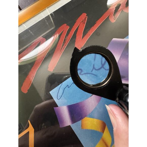 1993 Mardi Gras New Orleans Party Poster Signed Masks Attributed Frankie Flores - Picture 11 of 11